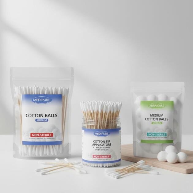 COTTON BALL MEDIUM NON-STERILE